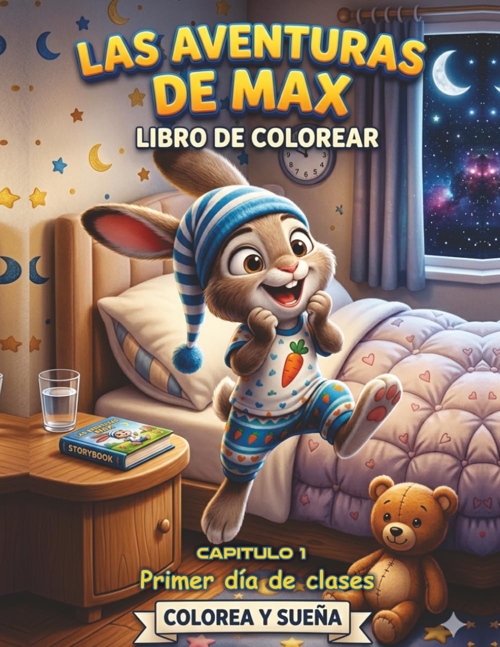 Las Aventuras de Max: Libro de Colorear.: Capítulo 1: Primer día de clases.
