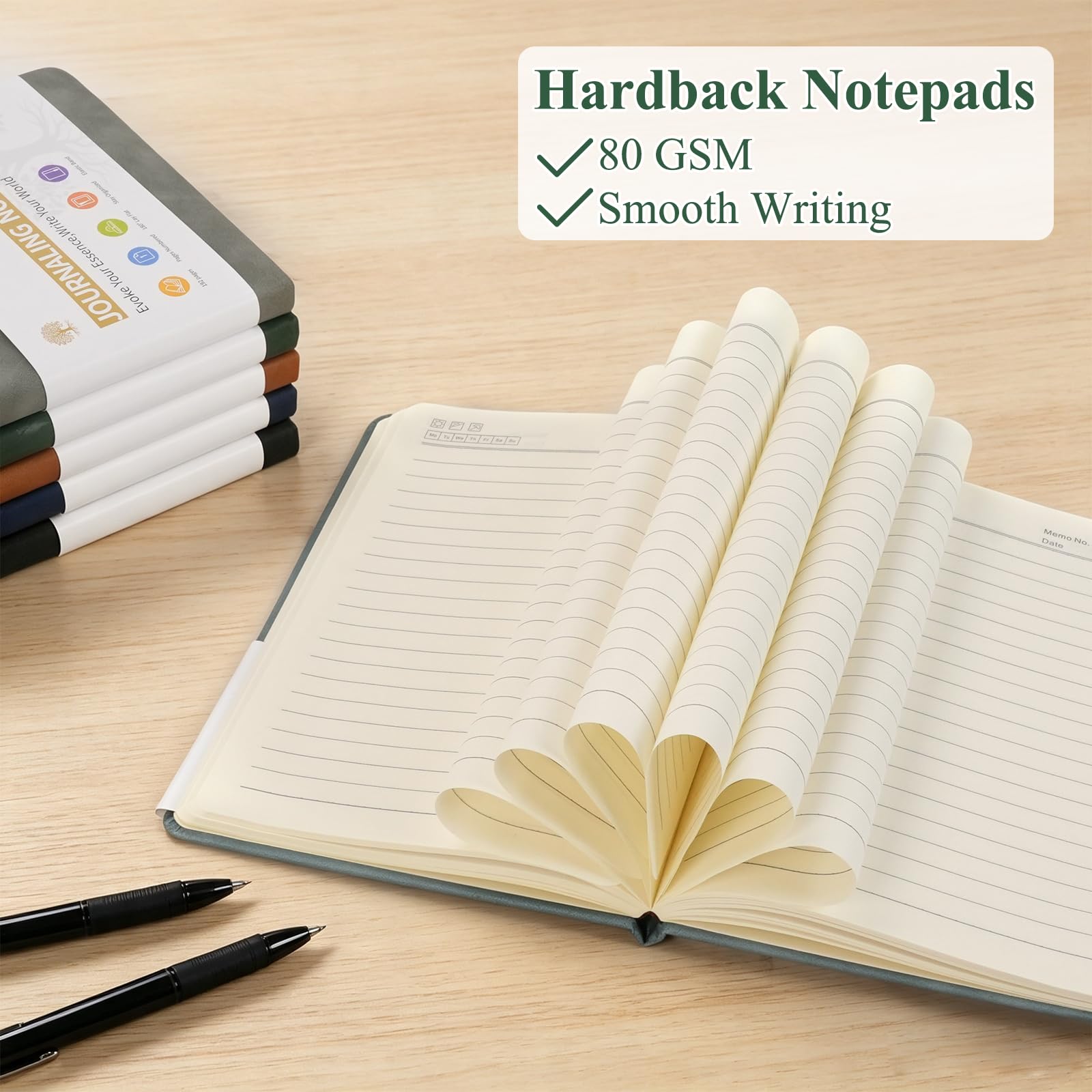 Taccuino A5, blocco note, Journaling diario per adulti, 6 pezzi