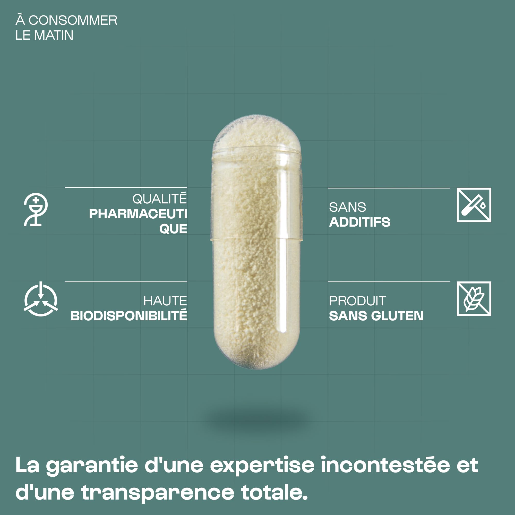 Chondroïtine Sulfate 100% Pure | Protecteur articulaire • Résistance des tendons • Régénération tissulaire |Nutrielement by Nutrimuscle | 120 Gélules