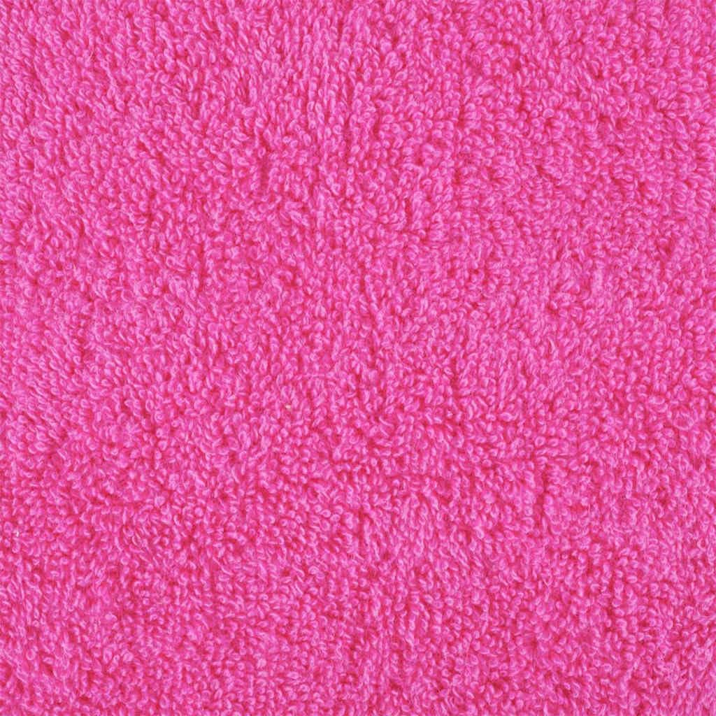 SOLUND - Juego de 4 toallas de invitados, color rosa, 15 x 21 cm, algodón 550 g/m², absorbente, con lazo para colgar, ideal para invitados, baño, sauna y playa, suaves