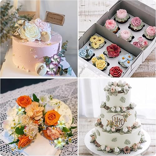 Miniatura 6 de ZiXiang Plumeria - Molde de silicona para flores de hibisco, moldes para decoración de pasteles, decoración de cupcakes, caramelo de chocolate,