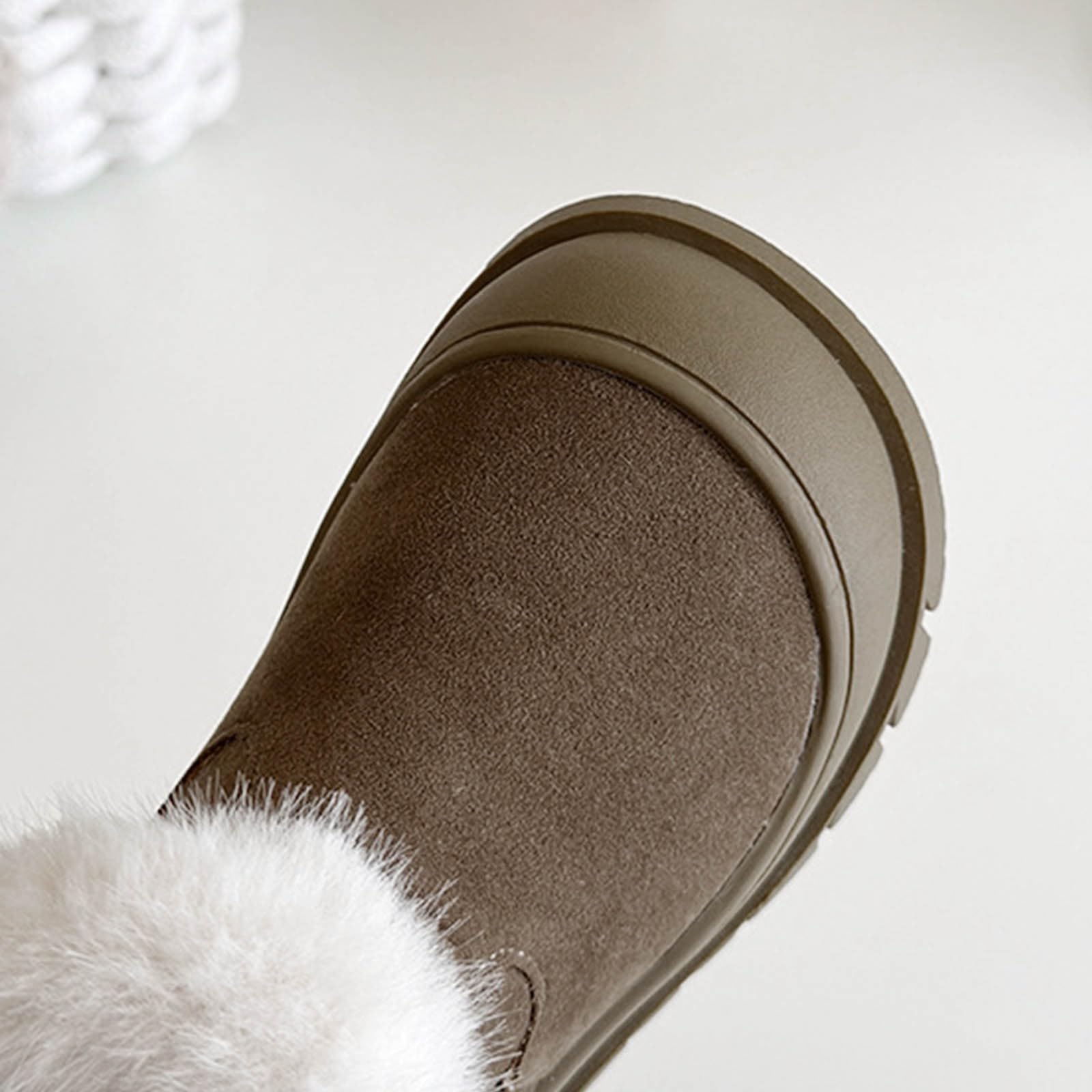 Stivali per Bambine e Ragazze Stivaletti da Neve Ragazzi Inverno Scarpe con Invernali Bambini Scarpe con Suola Antiscivolo in Gomma e Calda Foderati Stivali da Neve Bambini Pelliccia Calda Boots 21-35