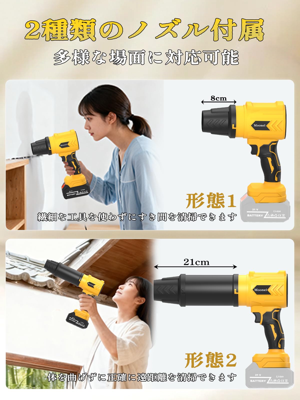 Amazon.co.jp: 洗車 ブロワー 強力 ブロアー 充電式 ブロワ 【700g超強