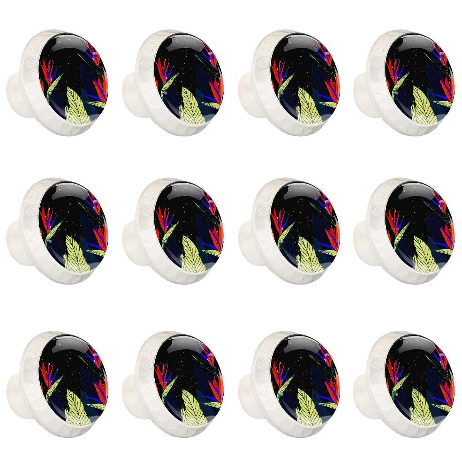 Boutons de cuisine boutons décoratifs ronds pour armoire tiroirs et commode lot de 12