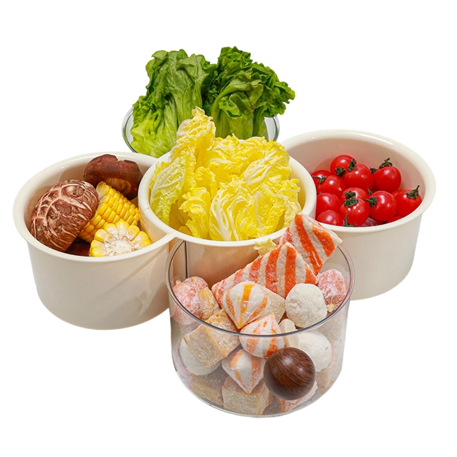 Plateaux de service pratiques pour bonbons et apéritifs de fête