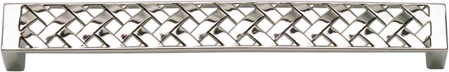 Atlas Homewares 312-PN Lattice Collection 6.6-Inch Mega Pull, Polished Nickel
