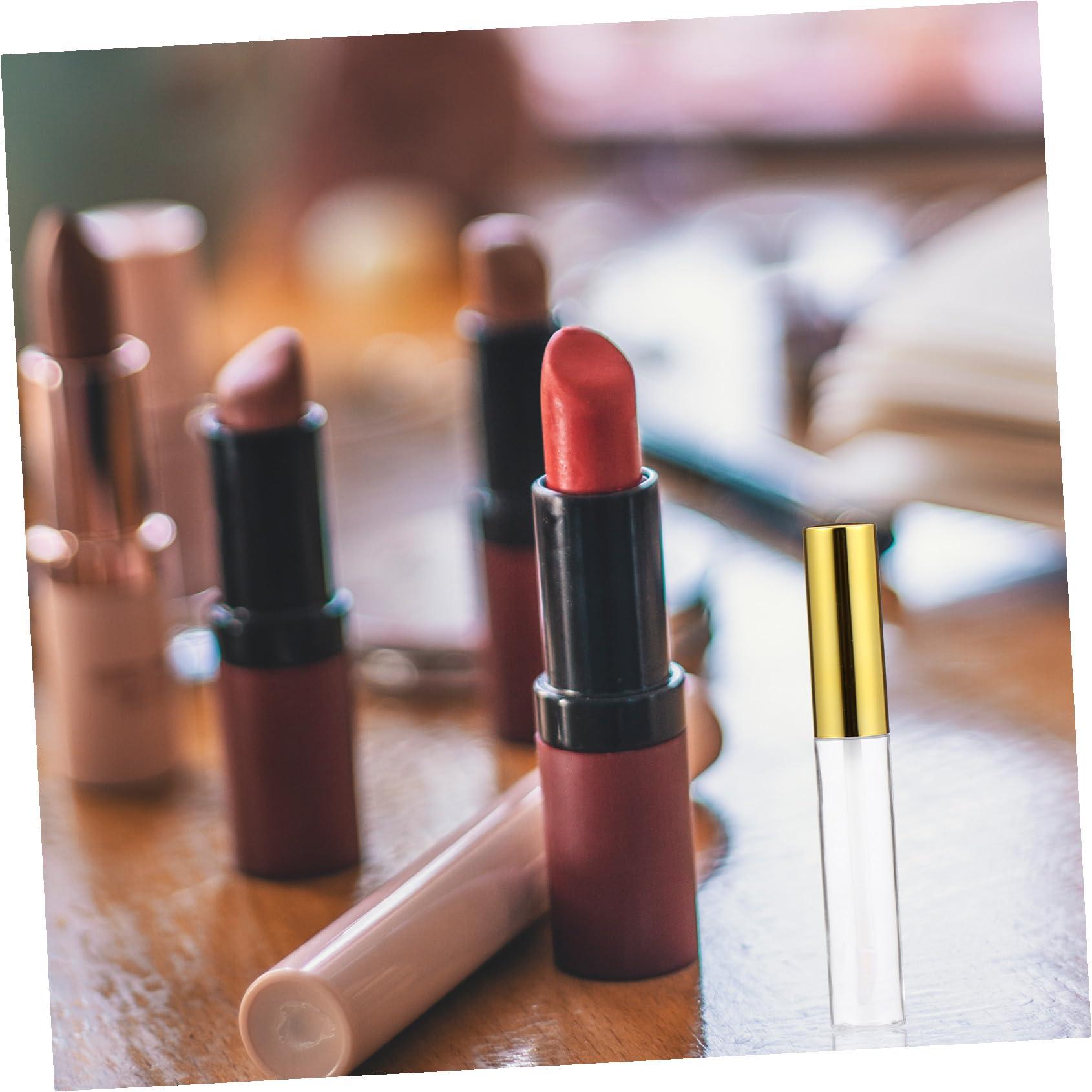 36 Tubos de Brillo de Labios Recargables de 10ml Varita Portátil en Plástico para DIY y Principiantes Que Aman la Belleza