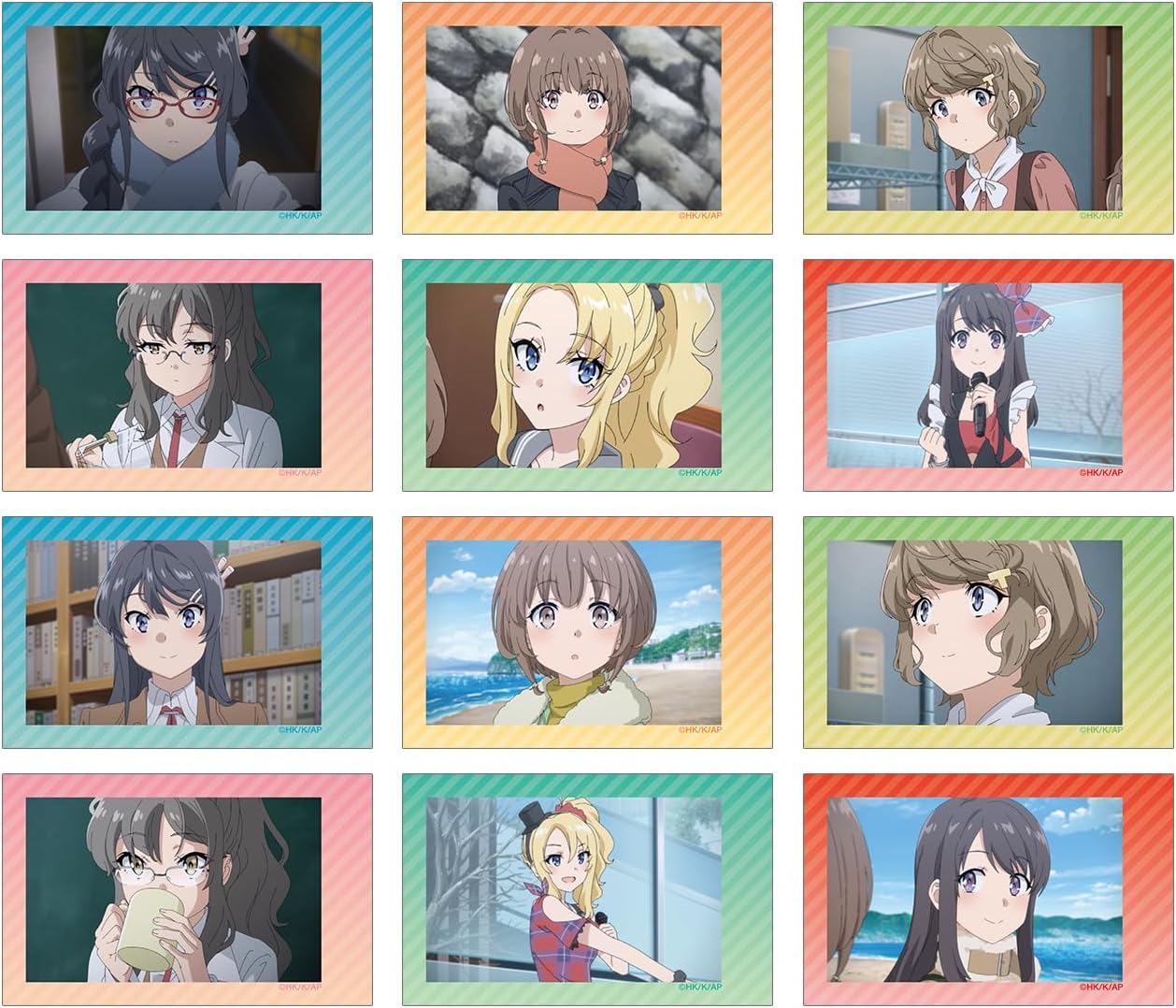 Young Pig Born No Sister Going Out Trading Scene Instant Camera Illustration Cards Box of 12