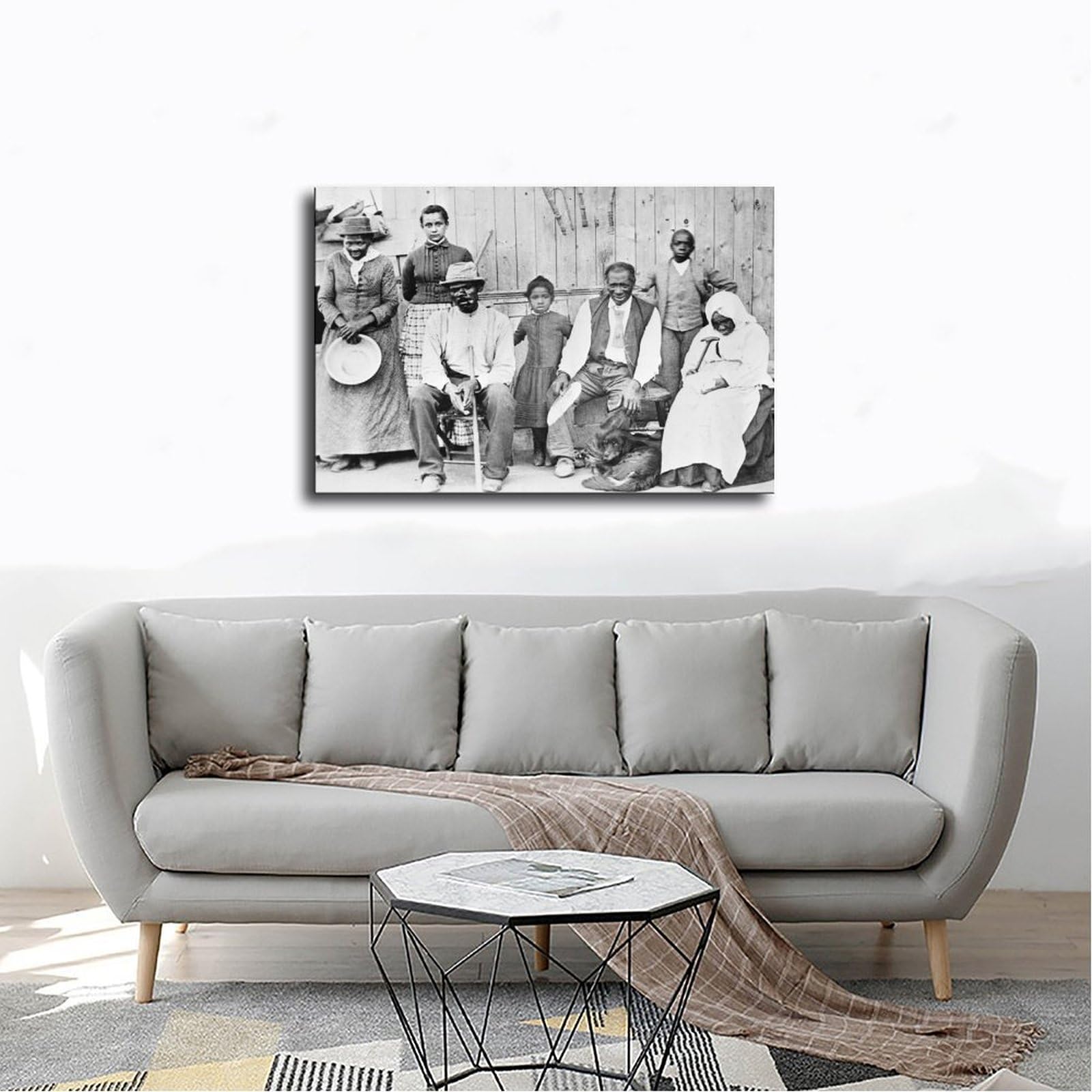 Stampa artistica su tela con immagine di Harriet Tubman Civil Rights - Black Slave Civil War - Underground Railroad - Poster artistico da parete per camera da letto moderna