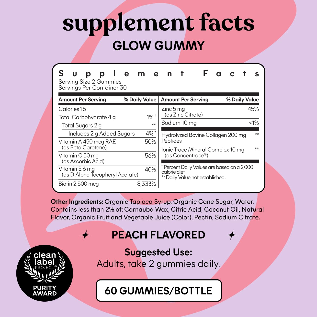 Lemme Glow Collagen Gummies for Strong Nails & Healthy Skin, 30-Day Supply — Amazon image 6