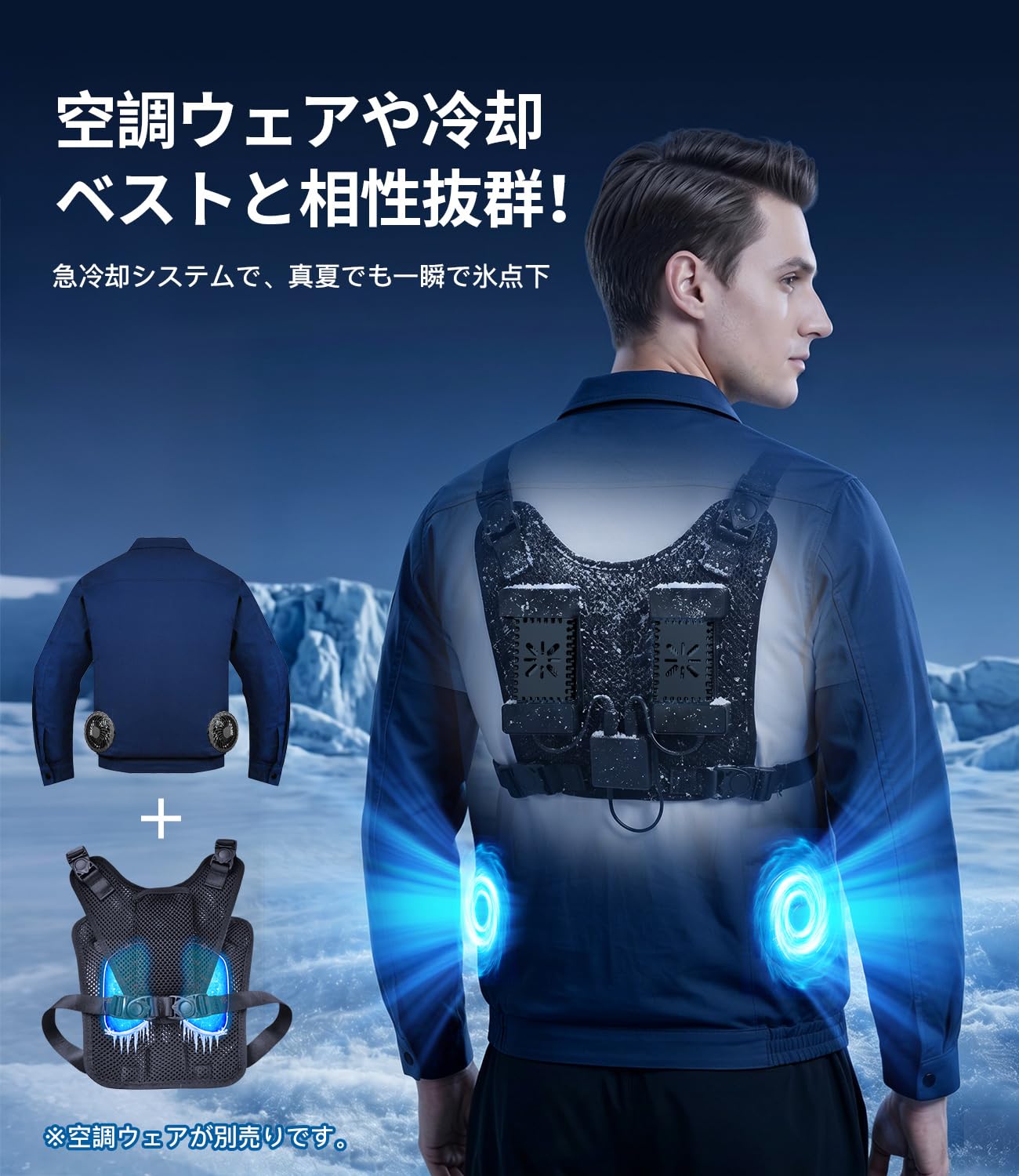 Amazon.co.jp: ペルチェ ベスト 【最大-30℃瞬間冷却・ 1秒瞬冷