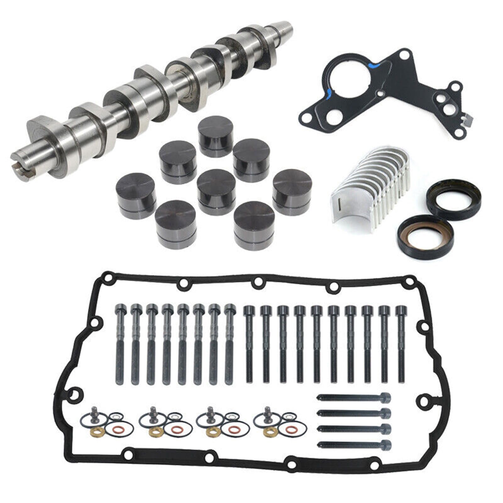 Kit d'arbre à cames compatible avec G0lf 4 5 Pa-ss at 3B 3C Sha-ran A3 A4 A6 BLS AXC AUY BXF 1.9 038109101R