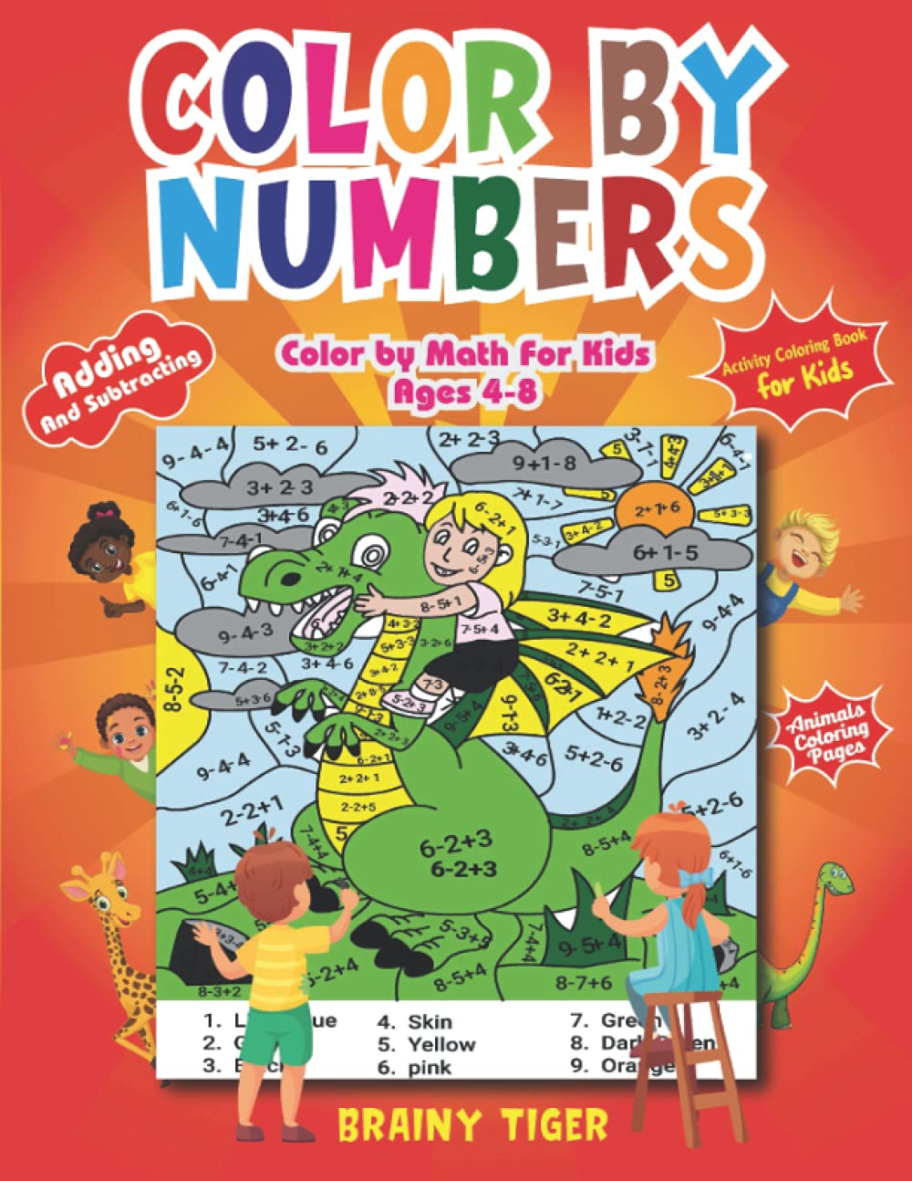 Buy Color by Numbers Adding and Subtracting: Color by Math for Kids ...