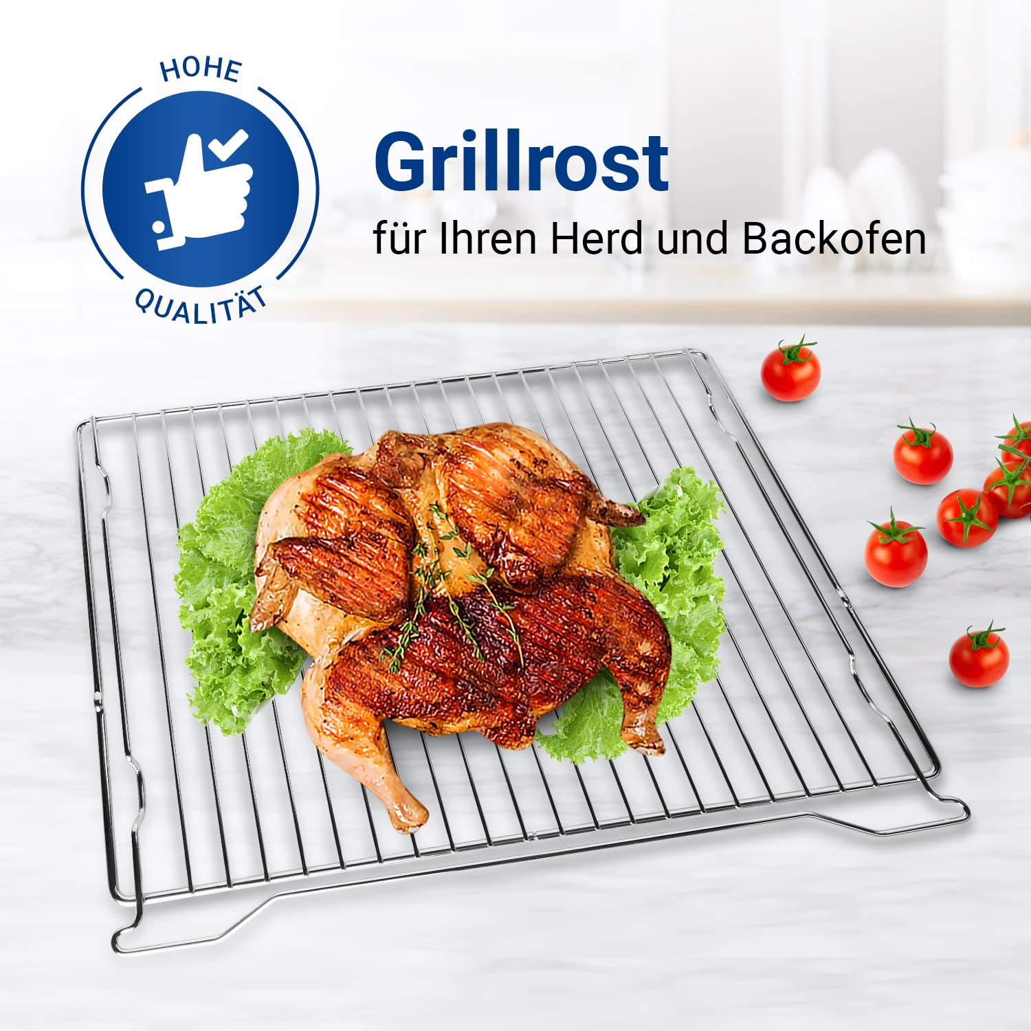 VIOKS Gorenje Grille pour four 455 x 360 mm de rechange pour four Gorenje 421367 et grille de four pour cuisinière Gorenje - Pièces de rechange