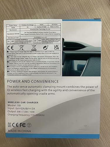 Miniatura 6 de JOYVEVA Cargador de coche inalámbrico de doble bobina para Galaxy Z Fold 5Fold 4Fold 3Fold 2, soporte de teléfono de carga rápida para Galaxy Z Fold