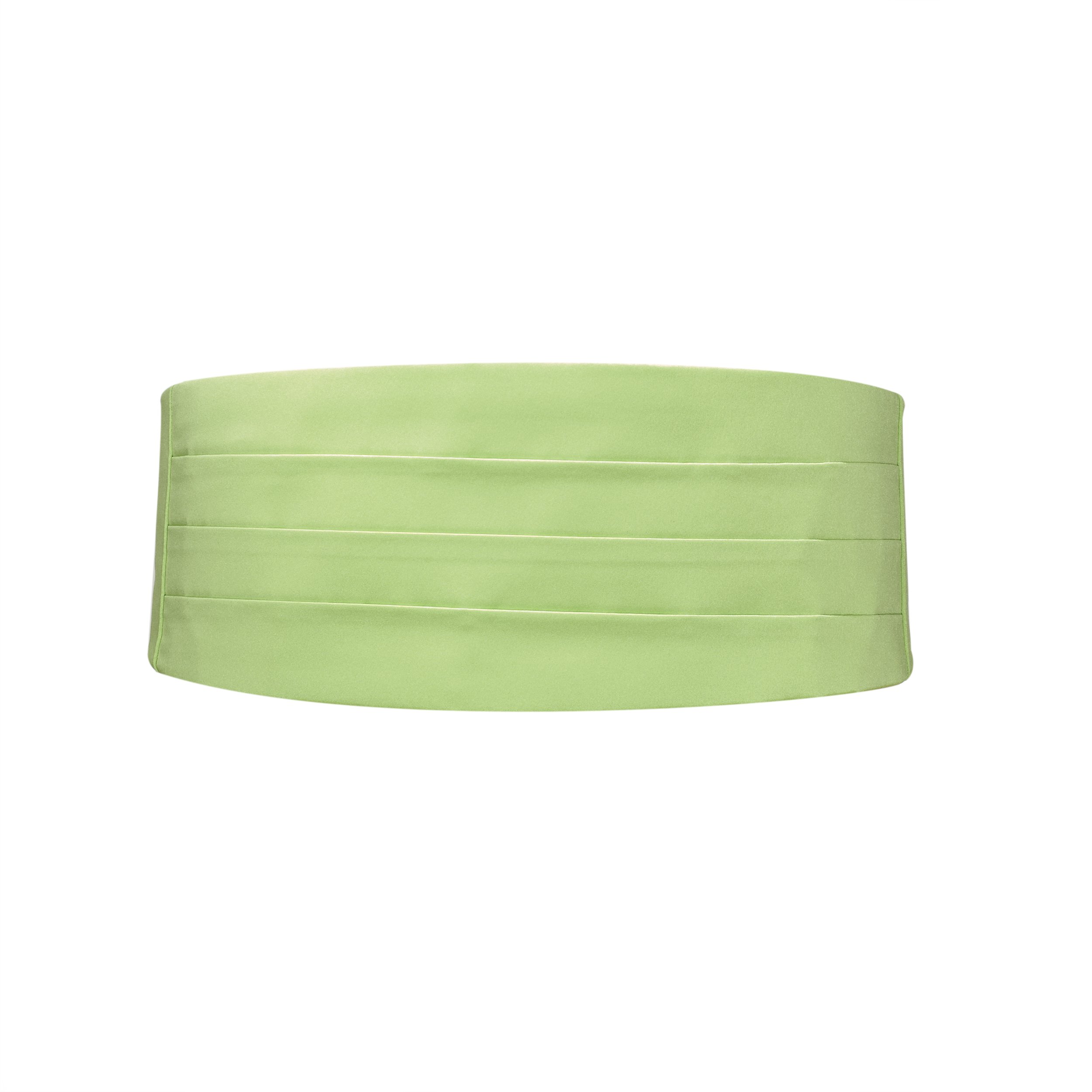 Lime Green Satin Mens Cummerbund-image-22