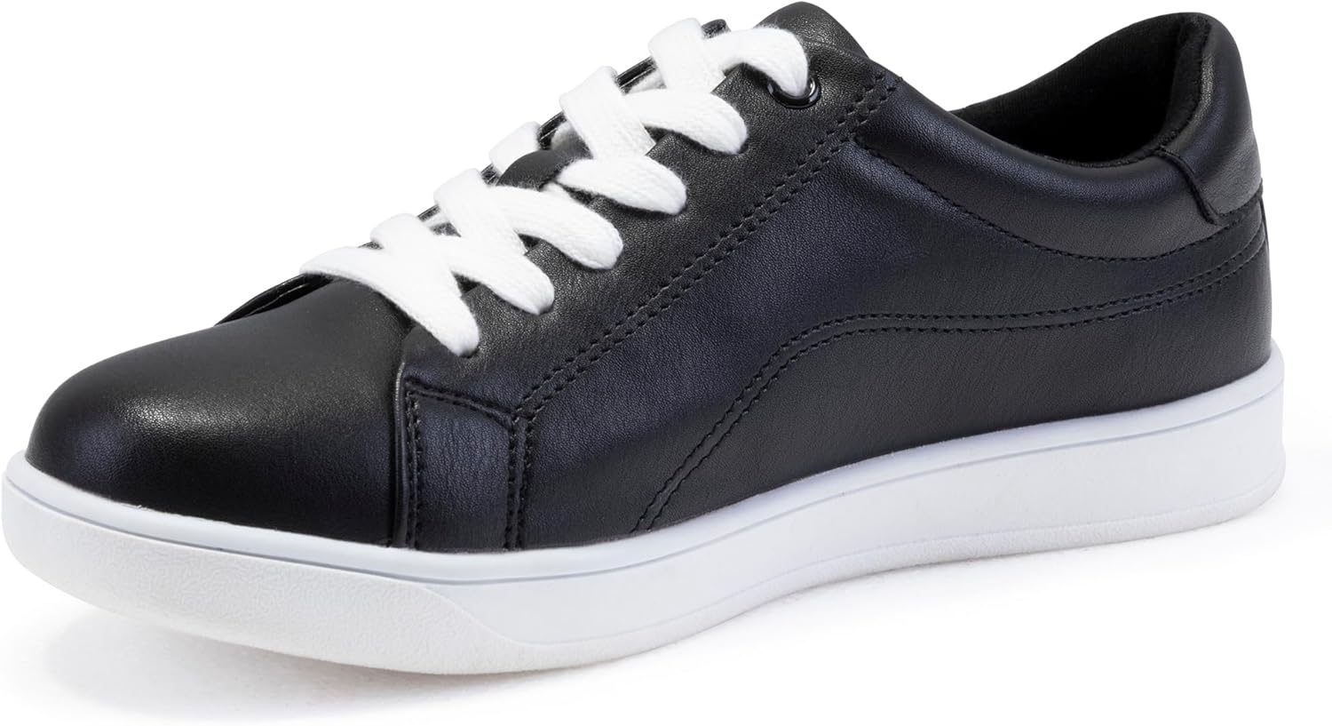 Women's Lace Up Trendy Sneaker Classic Fashion Low Top Walking Shoes - Picture 23 of 109