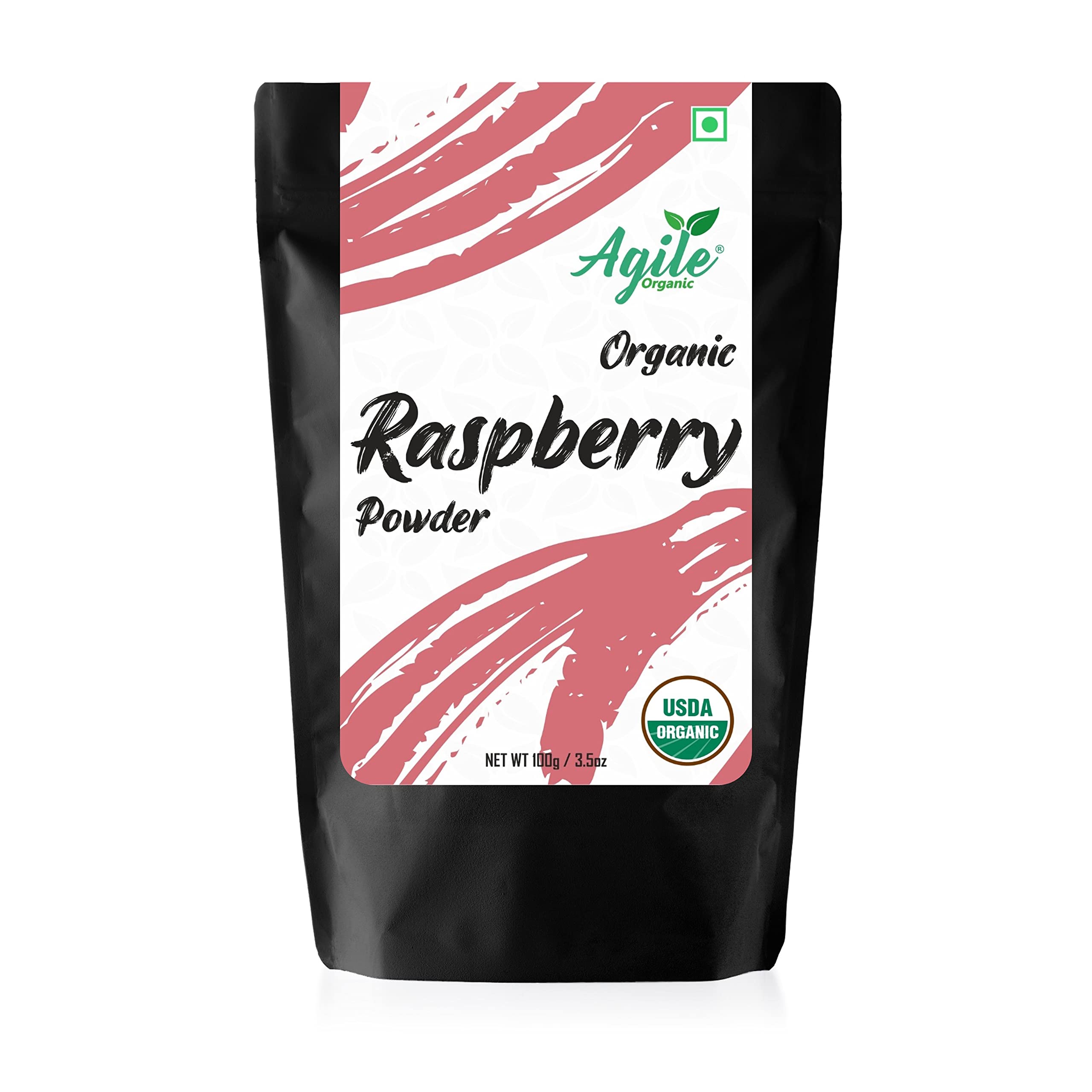 Agile Organic® Dried Organic Raspberry Powder, 100g