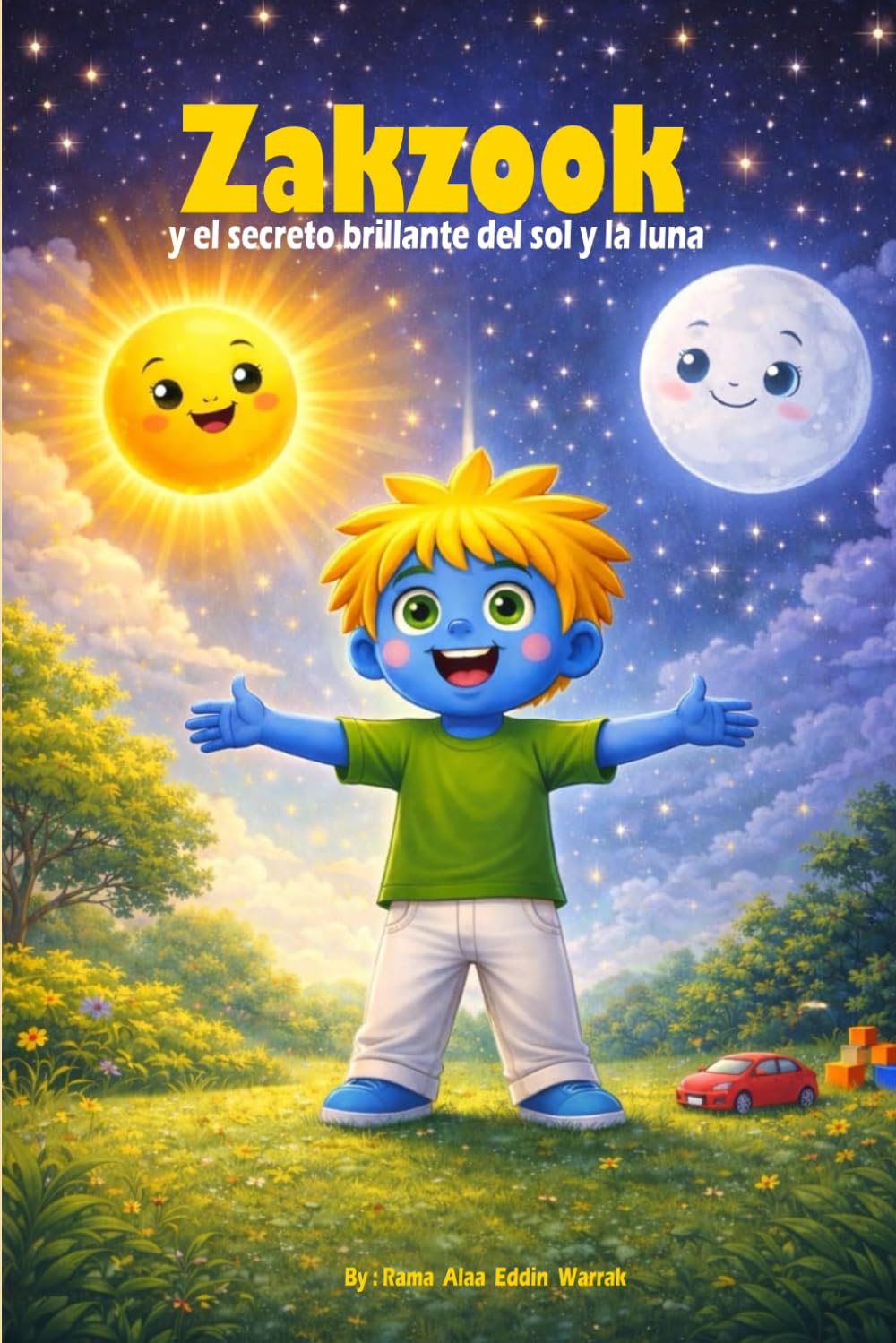 Zakzook y el secreto brillante del sol y la luna: Un cuento educativo ilustrado para niños de 3 a 5 años sobre el día y la noche