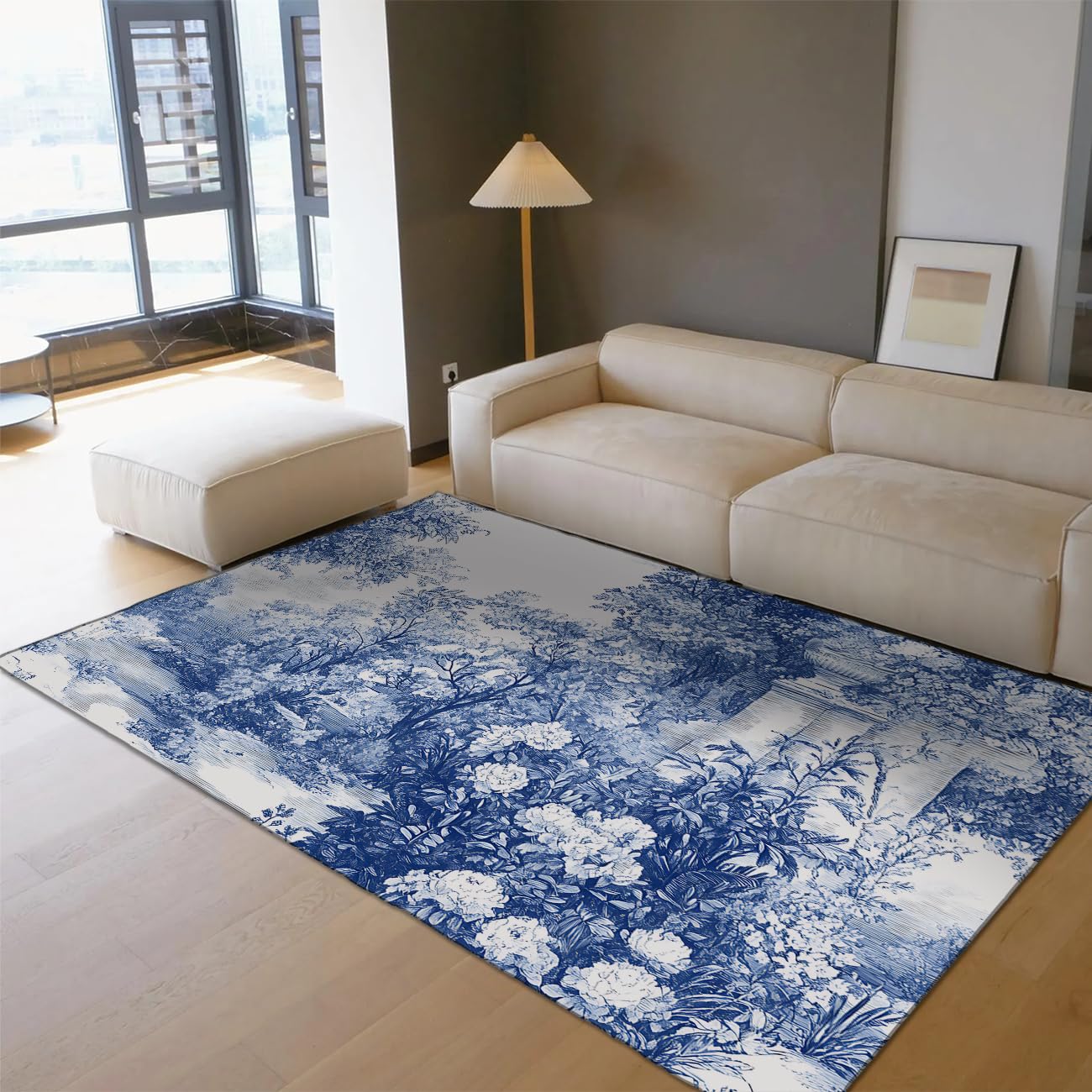 Tapis Chinoiserie antidérapant pour sécuriser l'entrée avec élégance
