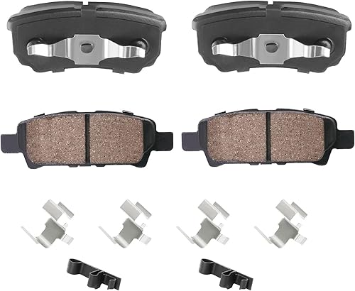 HYFTJYZ Pastillas de freno delanteras para Hyundai Elantra, Kia ForteForte KoupForte5Soul, pastillas de freno de repuesto automotrices para freno