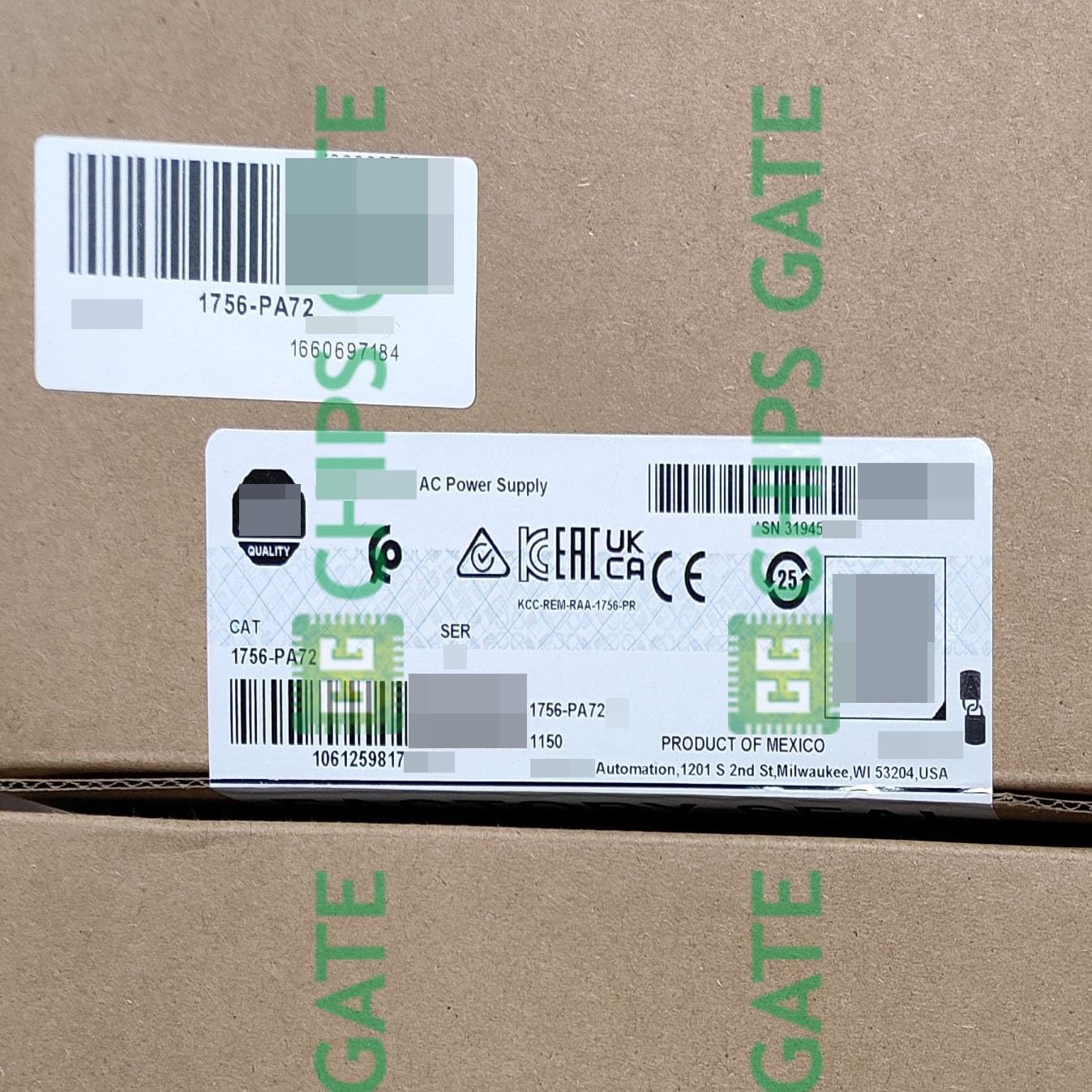 1756-PA72 1756-PA72 New in Box AC Power Supply Module New Sealed