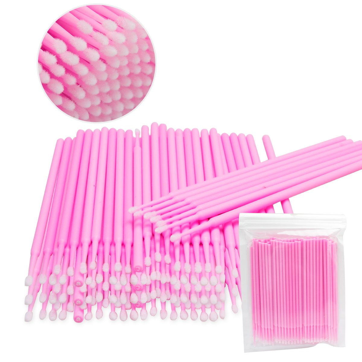 Exacoo 600 PCS Disposable Micro Applicators Brush for