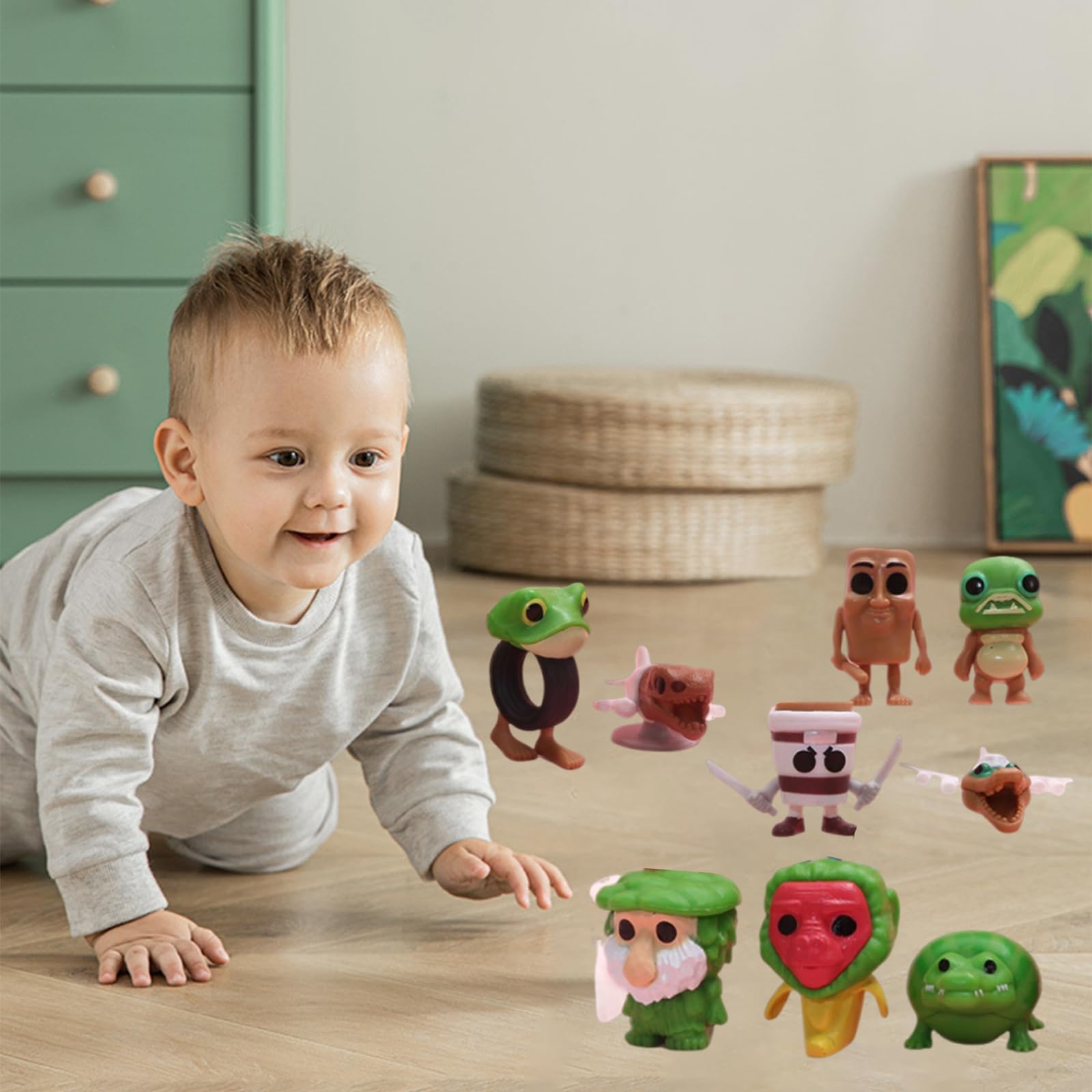 14 PCS Italian Brainrot Toys Set, Brainrot Figures Collection with Creative Characters, Italian Brainrot Inspired Miniatures for Kids, Office Decor, Desk Display and Gift Giving - Image 3