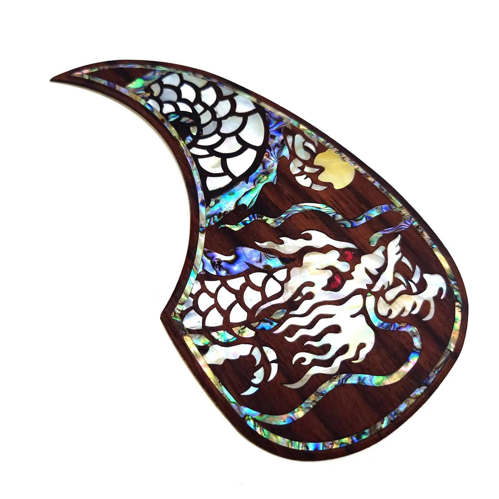 Uniwersalna osłona pickguardu do gitary akustyczne Pickguard do gitary akustycznej lite drewno odporny na uszkodzenia wysokiej jakości wykonanie