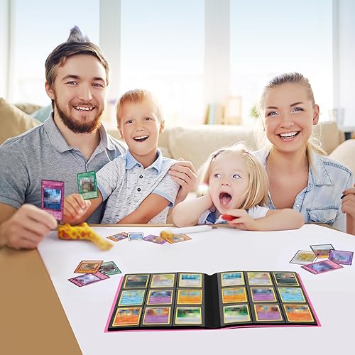 Miniatura 7 de GEAoffice Carpeta de tarjetas con 9 bolsillos, 360 bolsillos para tarjetas estándar, carpeta de colección de tarjetas de carga lateral para MTG,