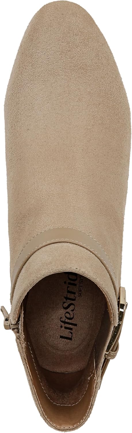 Life Stride Womens Truly Block Heel Ankle Bootie Dover Taupe 8.5 M - Image 5