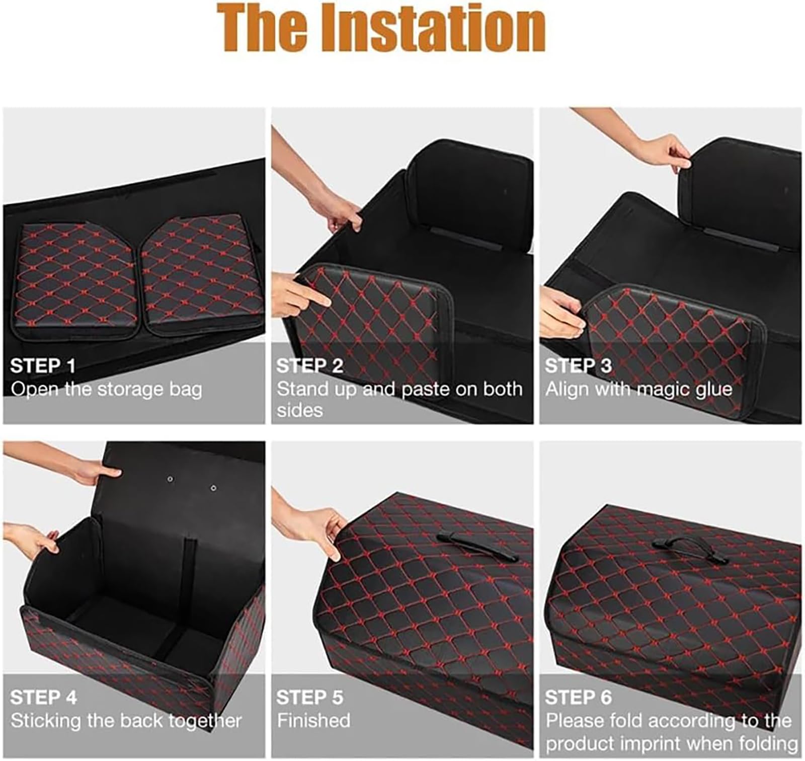 Organizer Auto per Breeze 2019 2020 2021 2022 2023 2024, Auto Borse per Bagagliaio Contenitore Pieghevole Organizzatore di Immagazzinaggio Accessori,A-30 * 30 * 54