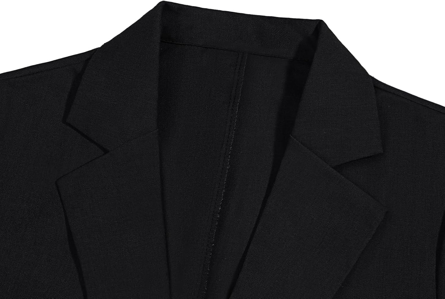 Womens Cotton Linen Blazer 3/4 Ruched Sleeve Lightweight Spring Summer Lapel Button Casual Blazers with Pockets