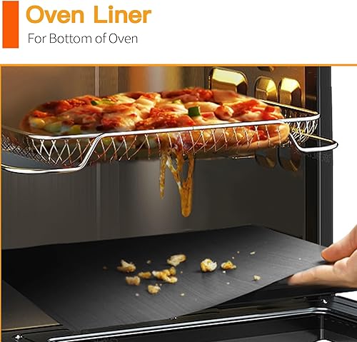 Miniatura 6 de Paquete de 6 alfombrillas gruesas antiadherentes para parrilla al aire libre, resistentes, reutilizables y fáciles de limpiar, funciona para