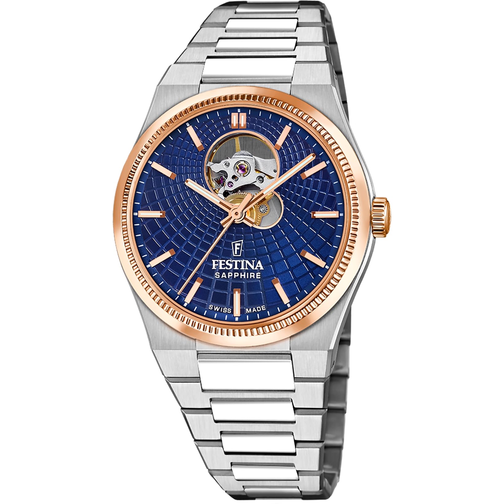 Festina Swiss Made Uhr Automatik Herren aus Edelstahl 316l