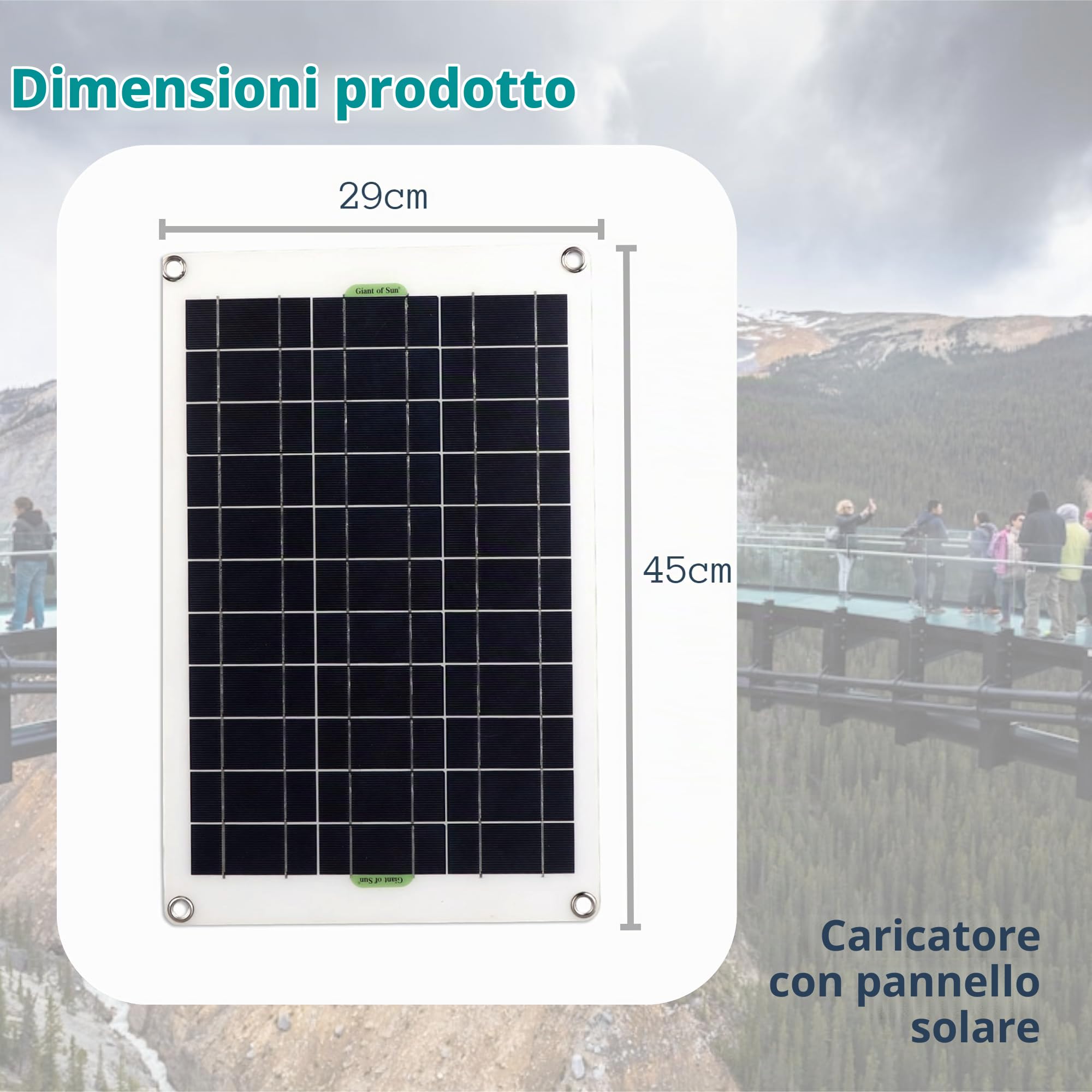 Kit pannello solare 50 W 12 V, caricabatterie per batteria solare monocristallino in silicio 30 A regolatore di carica Kit pannello solare per barca, moto