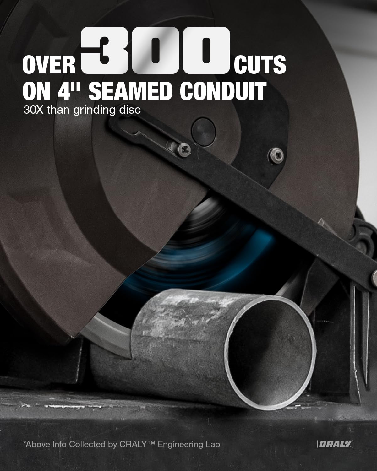 CRALY 14 Inch 66 Teeth Steel and Ferrous Metal Cutting Circular Saw