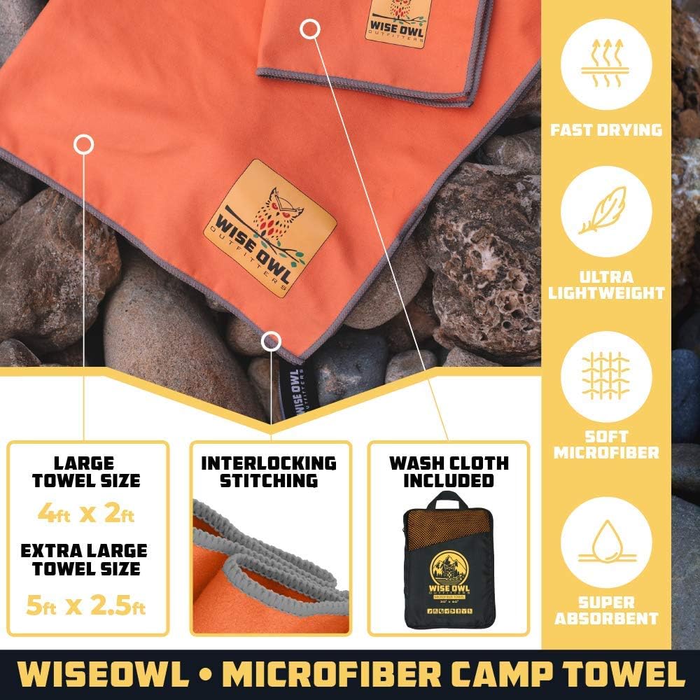 Wise Owl Outfitters Camping Towel Photo