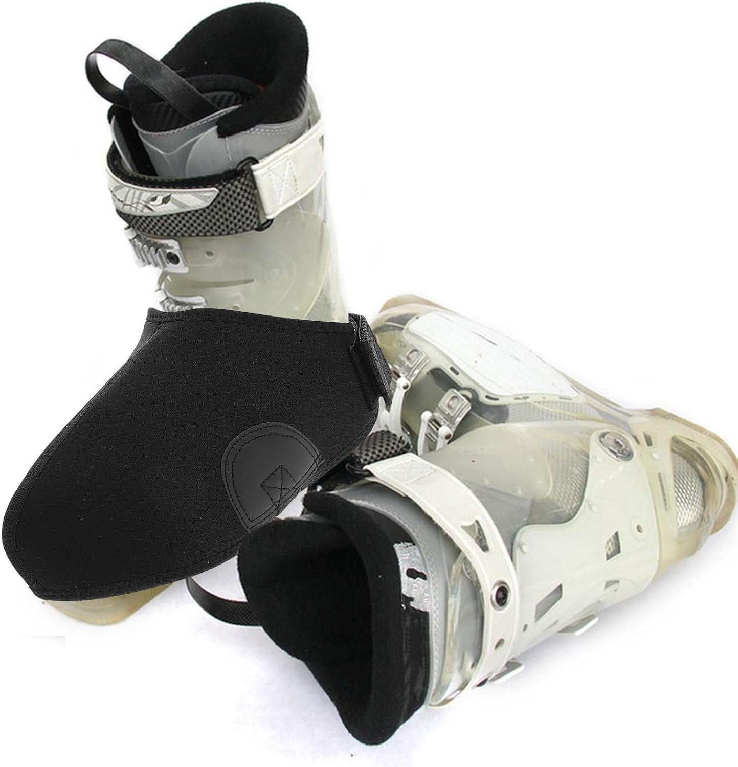 SEWACC Black Ski Boot Covers Reusable Thickened Outdoor Shoe Covers image 5