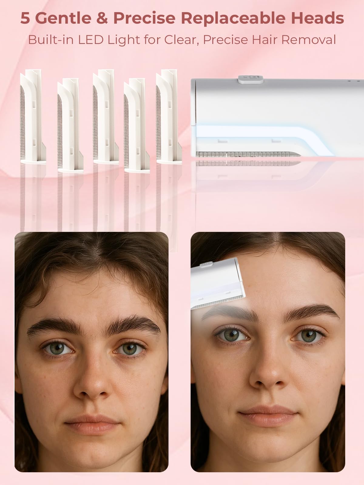 Amazon.com : Dermaplane Facial Razor for Women – Electric 3-Speed