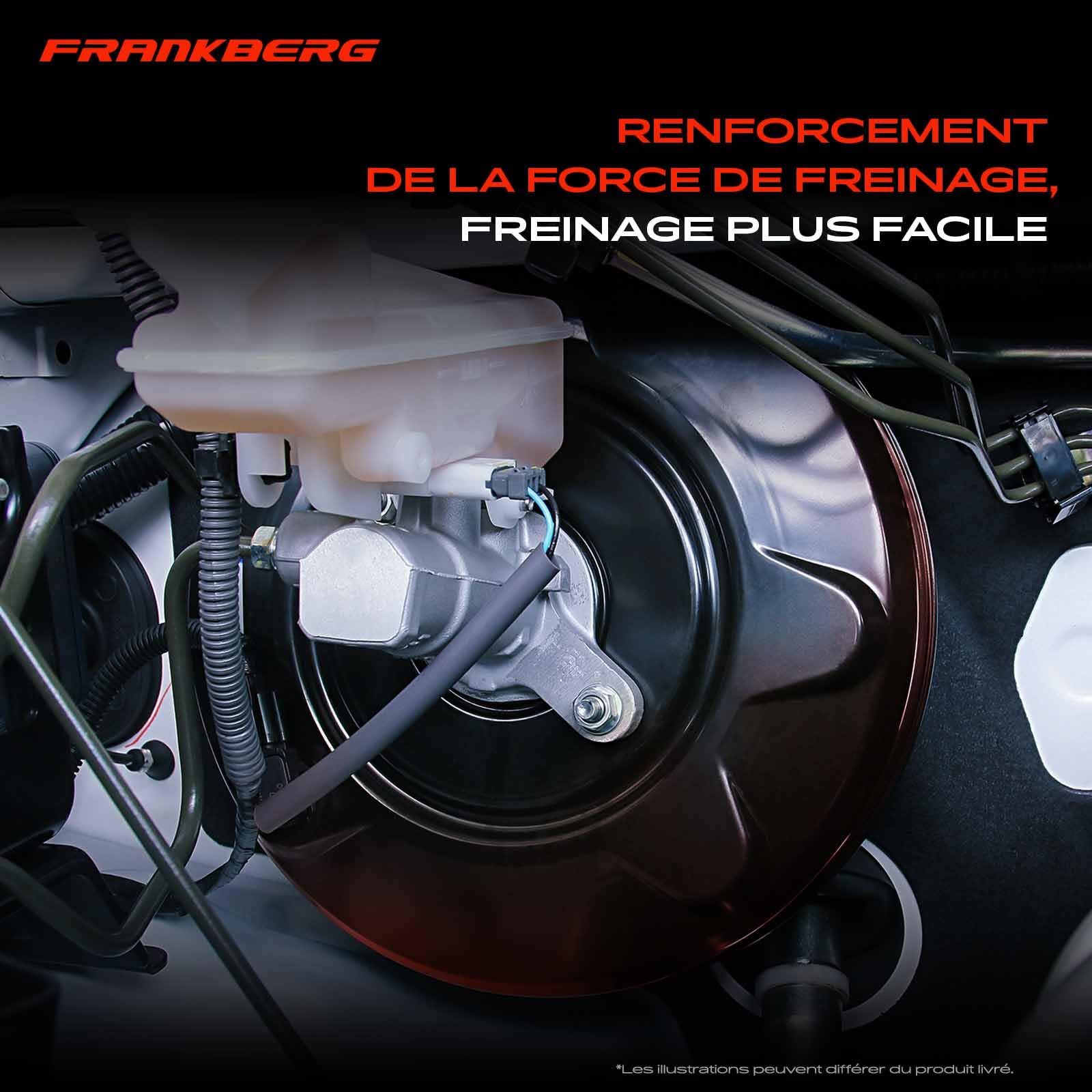 Frankberg Servofrein 1J1614106E | Compatible avec: Nouvelle Coccinelle 1C1 9C1, O.c.t.a.v.i.a I Combi 1U5, B.o.r.a 1J2, Golf IV Variant 1J5, A3 8L1