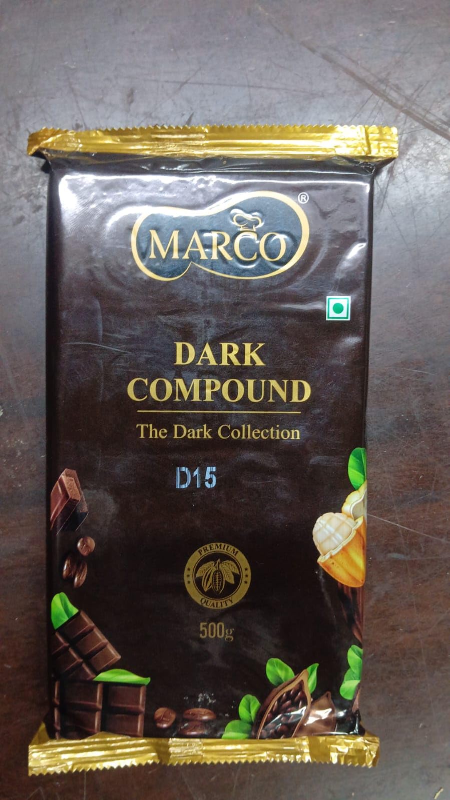 Konfiz Marco Dark Chocolate Compound Slab