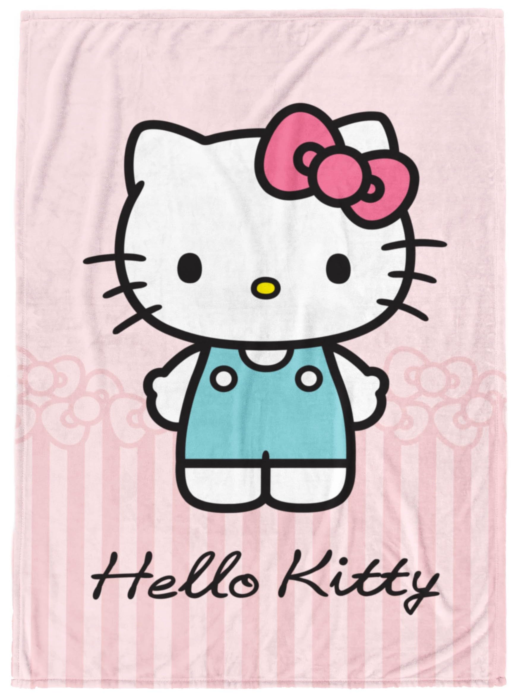 Jay Franco Kids Plush Throw Blanket – Soft & Comfy 50x70 Inches Throw for Couch or Bed – Cozy Home Décor for Living Room & Bedroom, Pink - Hello Kitty-image-37