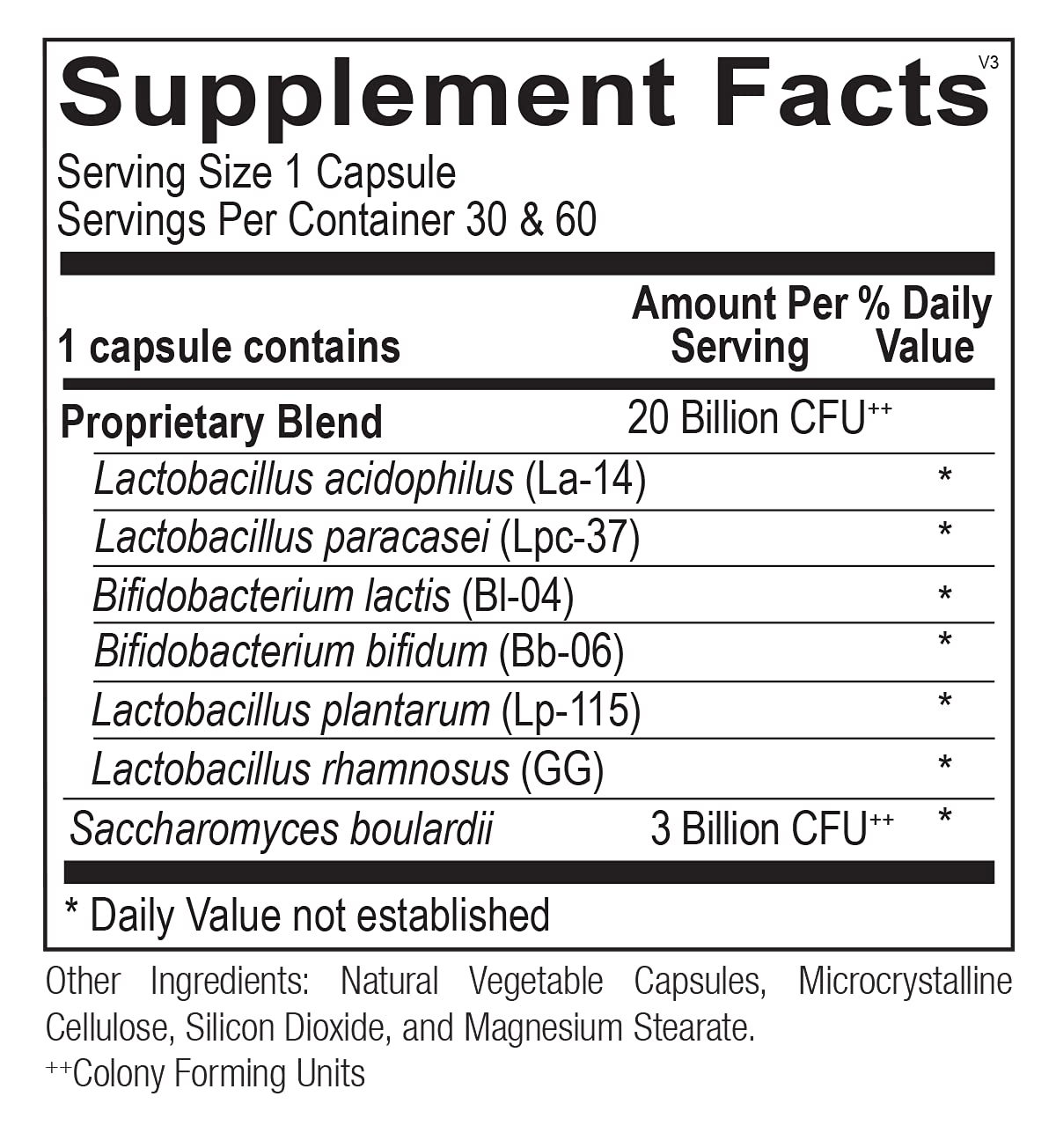 Ortho Biotic Capsules (30ct)