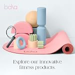 Bala Bands Resistance Bands for Women & Men - Elastic Exercise Bands for Working Out - Wrist, Ankle, Legs & Booty Bands - Workout Resistance Bands for Yoga, Pilates, Strength Training