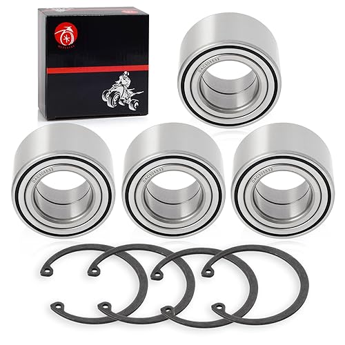 Miniatura 4 de 4 rodamientos de rueda resistentes + CIRCLIP compatibles con Arctic Cat ATV 250 300 350 366 400 425 450 500 650 700 1000 2005-2017 1402-027 1402-809