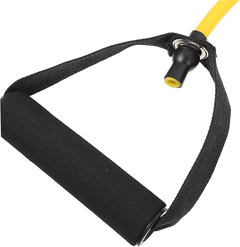 Miniatura 5 de Sosoport Bandas de resistencia con mango, cuerda de tracción elástica, cuerda de tracción, ejercicios de banda elástica, bandas de entrenamiento,