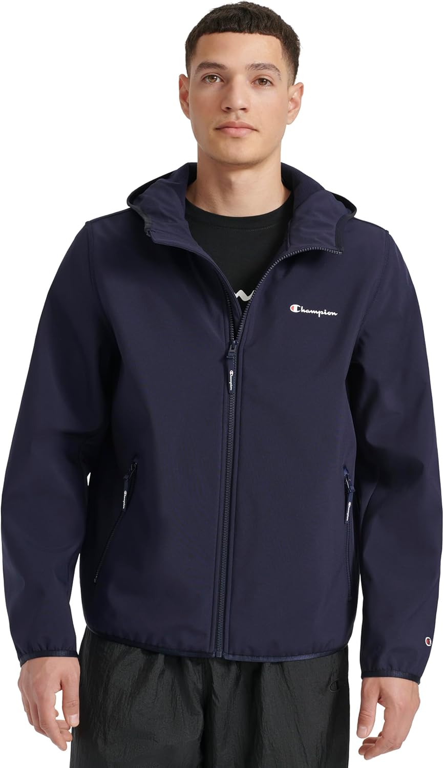 Champion Men's Lightweight Active Soft Shell Jacket With Hood