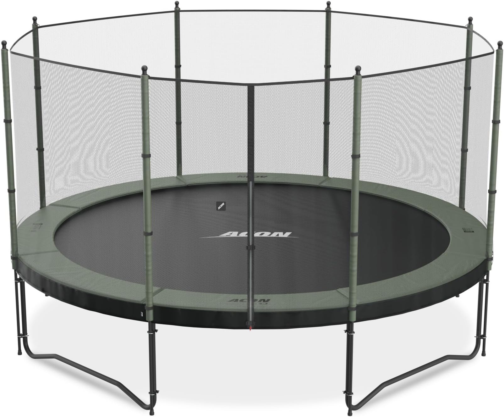 ACON Air Trampoline 14ft Advanced Set with Standard Safety Enclosure | Sturdy Round Trampoline with 96 Heavy-Duty Springs | Ideal for Active Outdoor Play