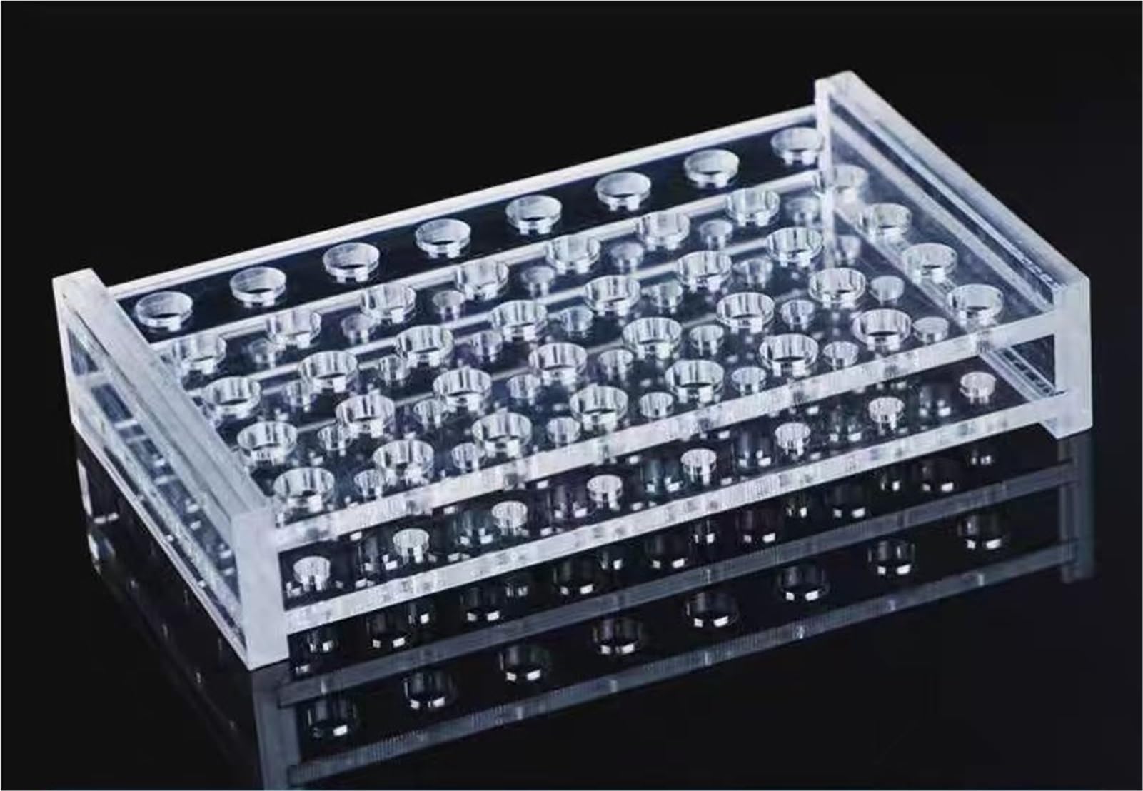 Acryl-Reagenzglasgestell für Zentrifugenröhrchen, fasst 0,2 ml bis 15 ml, klares PMMA-Design, ideal für Schule und Labor, langlebig und leicht